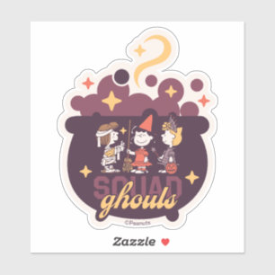Peanuts Squad Ghouls Cauldron Halloween Sticker