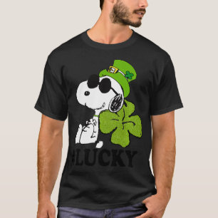Peanuts St Patricks Lucky Clover  T-Shirt