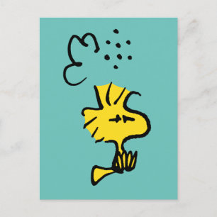 Peanuts Stunned Woodstock Postcard