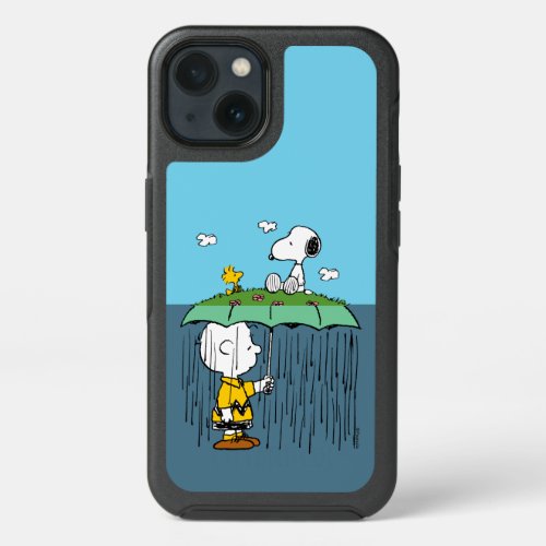 Peanuts  Sunny Day Rainy Day Half  Half iPhone 13 Case