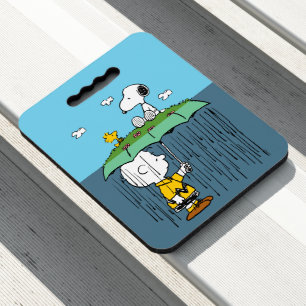 Peanuts Sunny Day Rainy Day Half & Half Seat Cushion