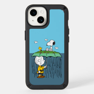 Peanuts   Sunny Day Rainy Day Half & Half Speck iPhone 14 Case