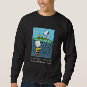 Peanuts Sunny Day Rainy Day Half & Half Sweatshirt