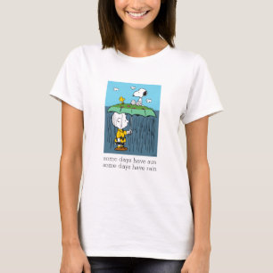 Peanuts Sunny Day Rainy Day Half & Half T-Shirt