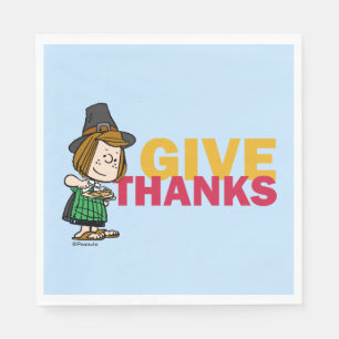 Peanuts Thanksgiving Peppermint Patty Napkins