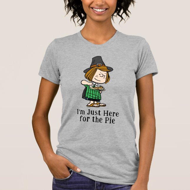 Peanuts | Thanksgiving Peppermint Patty T-Shirt (Front)