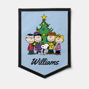 Peanuts The Gang Add Your Name Pennant