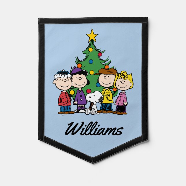 Peanuts | The Gang | Add Your Name Pennant (Front)