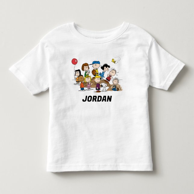 Peanuts | The Gang | Add Your Name Toddler T-shirt (Front)