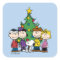 Peanuts | The Gang Around the Christmas Tree Squar