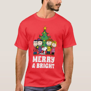 Peanuts The Gang Around the Christmas Tree T-Shirt