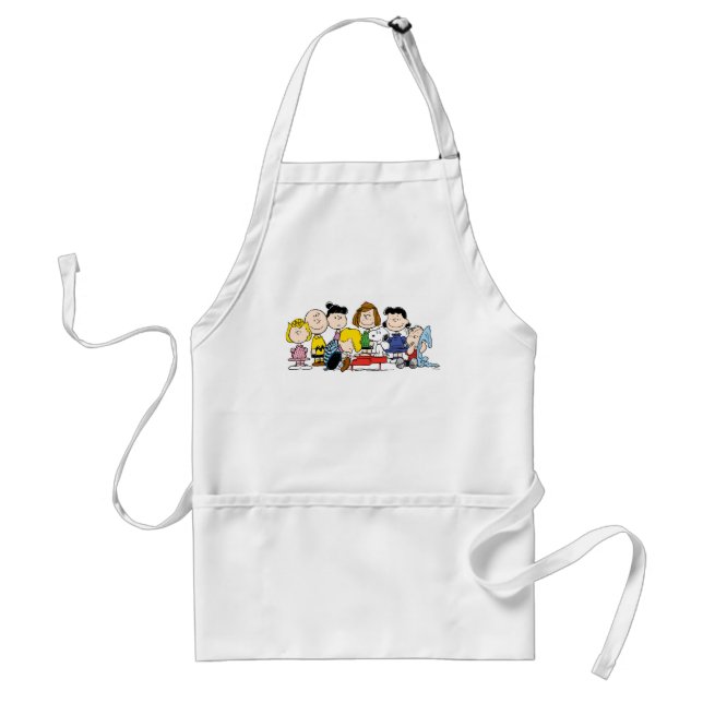 Peanuts | The Gang Around the Piano Adult Apron (Front)