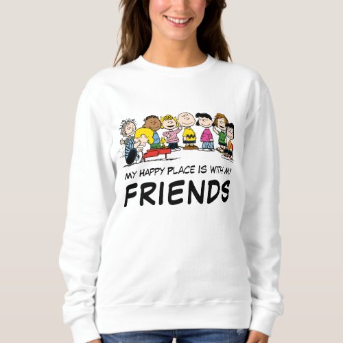 Peanuts  The Gang Around the Piano Sweatshirt