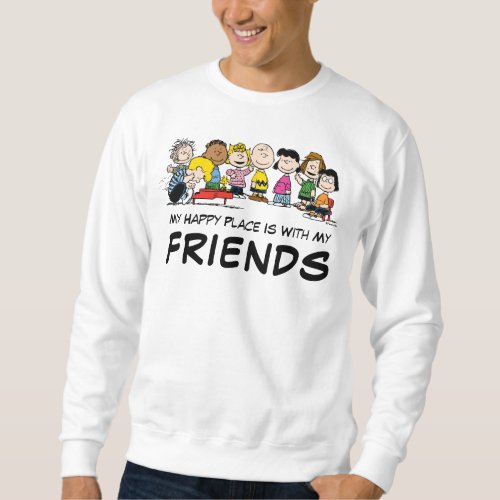 Peanuts  The Gang Around the Piano Sweatshirt