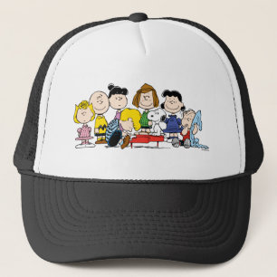 Peanuts   The Gang Around the Piano Trucker Hat