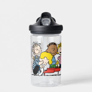 Peanuts The Gang Around the Piano Water Bottle