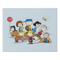 Peanuts | The Gang at the Pitcher's Mound