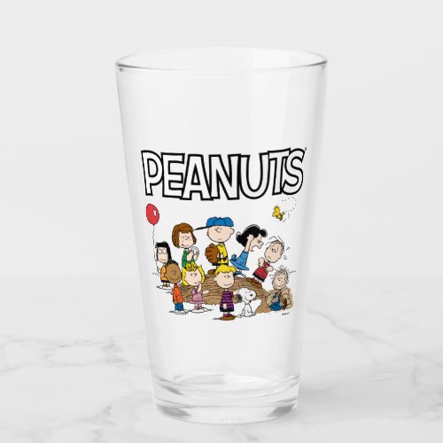 Peanuts  The Gang at the Pitchers Mound Glass