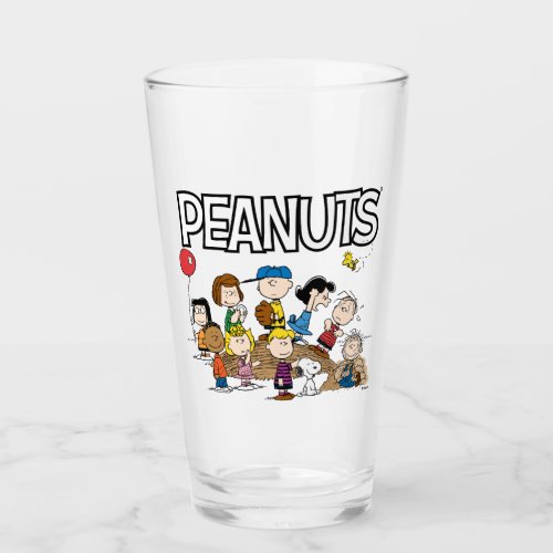 Peanuts  The Gang at the Pitchers Mound Glass