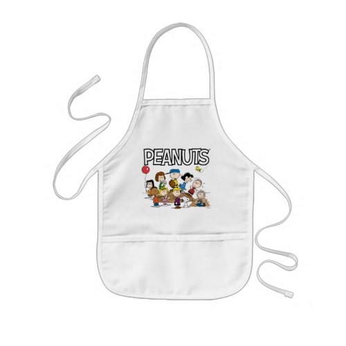 Peanuts  The Gang at the Pitchers Mound Kids Apron