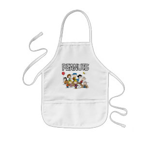 Peanuts The Gang at the Pitcher's Mound Kids' Apron