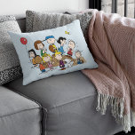 Peanuts | The Gang at the Pitcher's Mound Lumbar Pillow<br><div class="desc">This design features the whole Peanuts gang at the baseball pitcher's mound.</div>