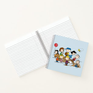 Peanuts The Gang at the Pitcher's Mound Notebook