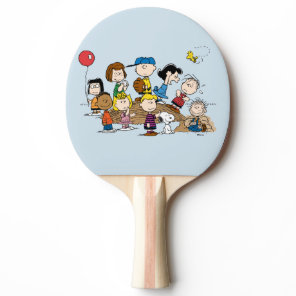 Peanuts | The Gang at the Pitcher's Mound Ping Pong Paddle
