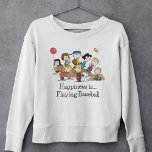 Peanuts | The Gang At The Pitcher&#39;s Mound Sweatshirt at Zazzle