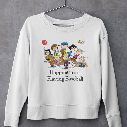 Peanuts  The Gang at the Pitchers Mound Sweatshirt