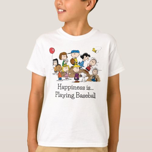 Peanuts  The Gang at the Pitchers Mound T_Shirt