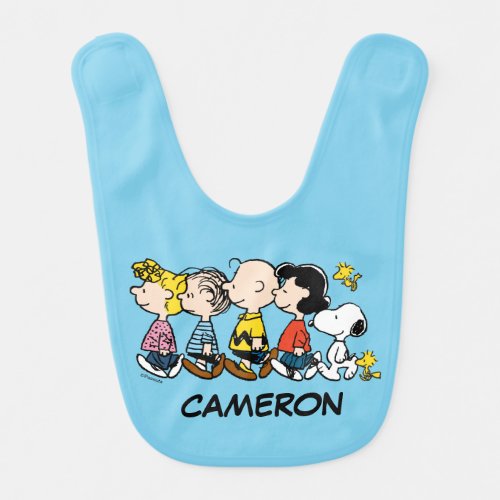 Peanuts  The Gang Baby Bib