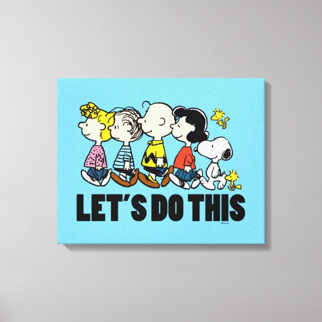 Peanuts | The Gang Canvas Print (Front)