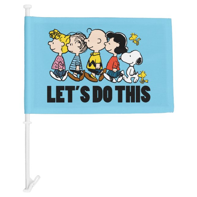 Peanuts | The Gang Car Flag (Front)