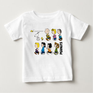 Peanuts   The Gang Moving Forward Baby T-Shirt