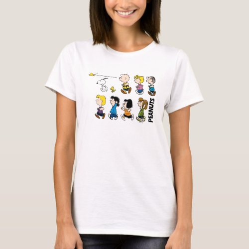 Peanuts  The Gang Moving Forward T_Shirt