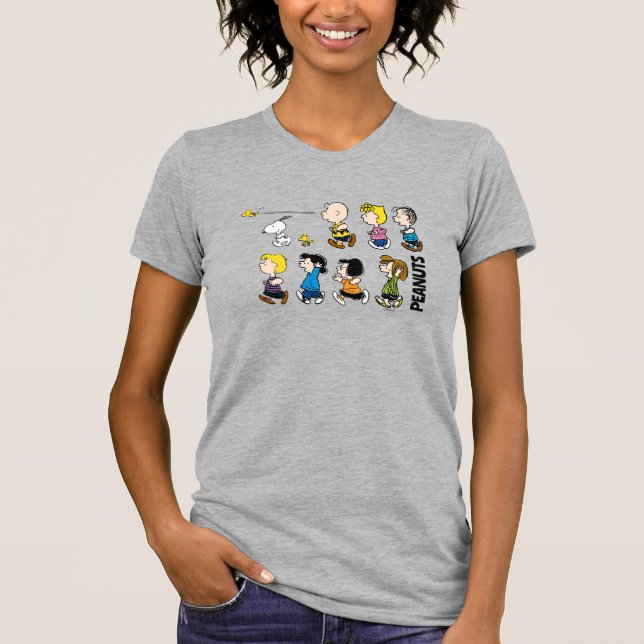 Peanuts | The Gang Moving Forward T-Shirt (Front)