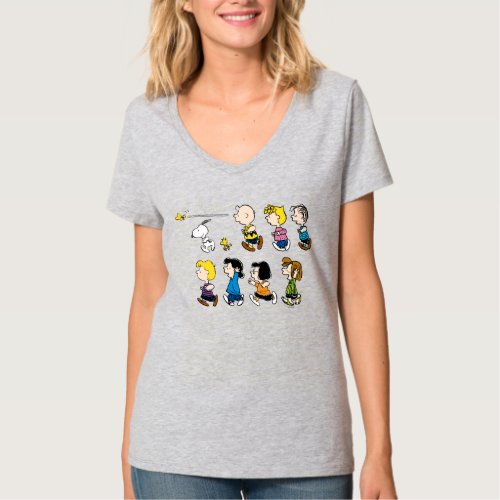 Peanuts  The Gang Moving Forward T_Shirt