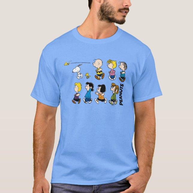 Peanuts | The Gang Moving Forward T-Shirt (Front)