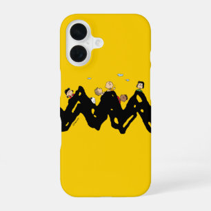 Peanuts The Gang on the Zig Zag iPhone 16 Case