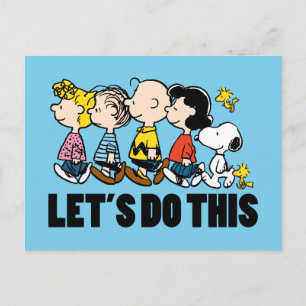 Peanuts The Gang Postcard