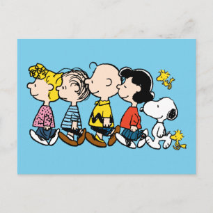 Peanuts The Gang Postcard