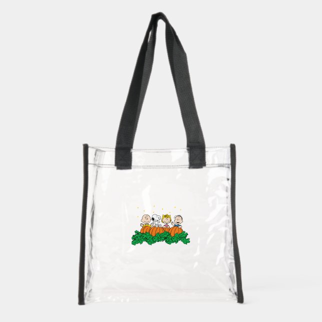 Peanuts | The Great Pumpkin Patch Clear Tote Bag (Front)
