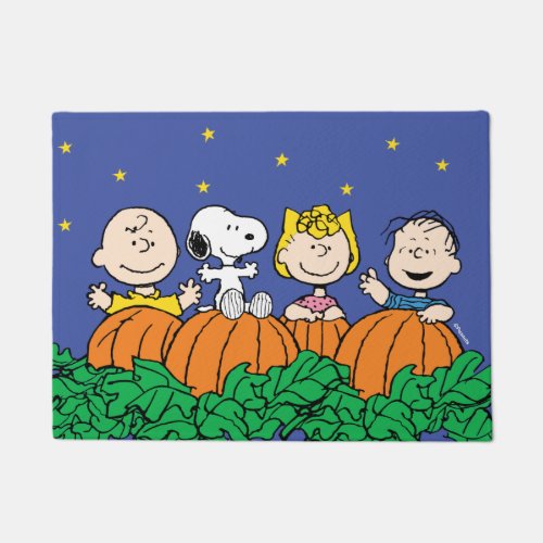 Peanuts  The Great Pumpkin Patch Doormat