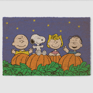 Peanuts The Great Pumpkin Patch Doormat Fiber Doormat