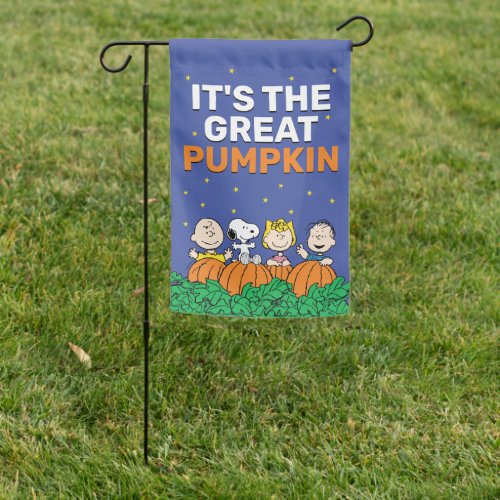 Peanuts  The Great Pumpkin Patch Garden Flag