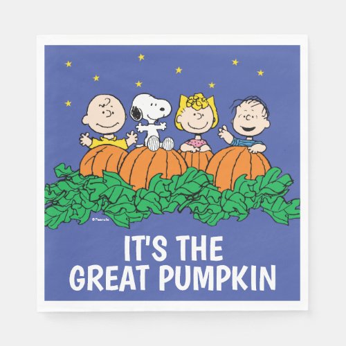 Peanuts  The Great Pumpkin Patch Napkins