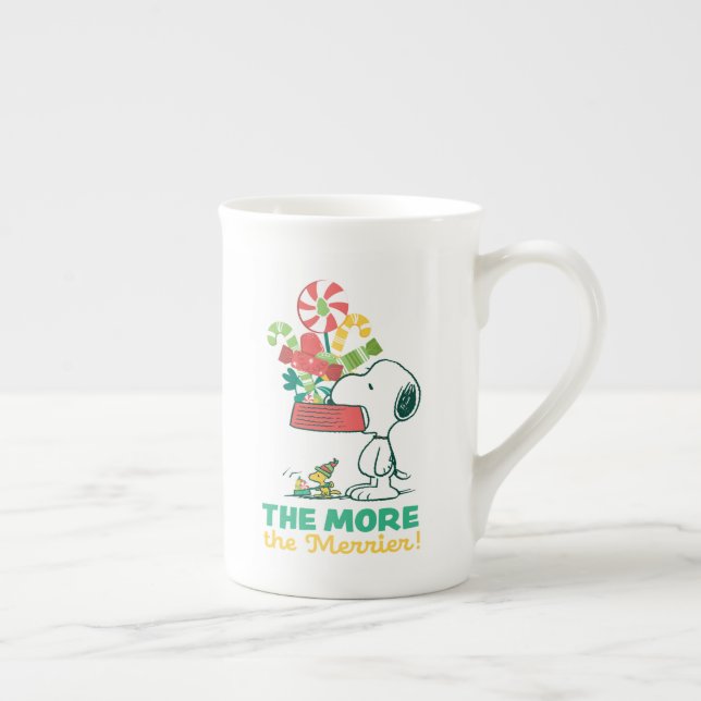 Peanuts | The More The Merrier Bone China Mug (Right)