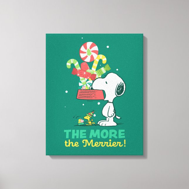 Peanuts | The More The Merrier Canvas Print (Front)