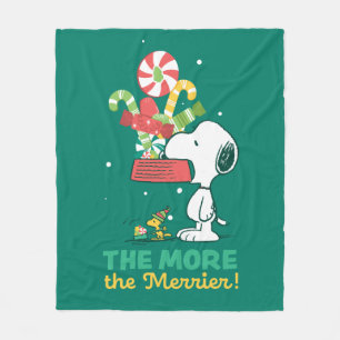 Peanuts The More The Merrier Fleece Blanket